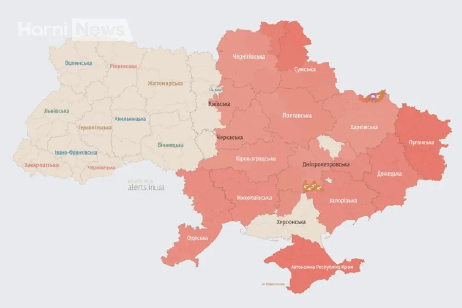 Що відомо про нічну атаку Shahed на Україну: напрямки руху і регіони ризику