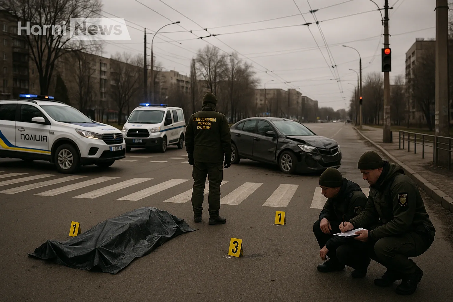 Чому ДБР підозрює нацгвардійця у смертельній ДТП на переході в Кривому Розі?