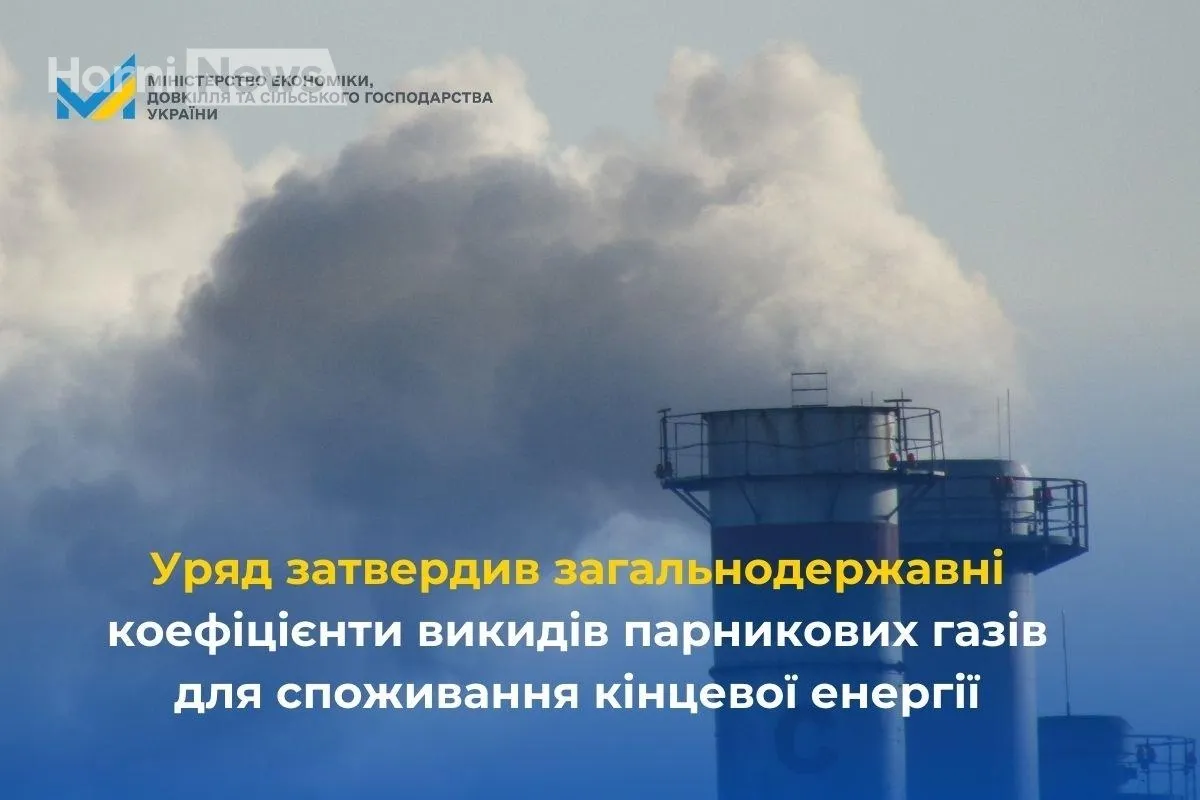 Кабмін затвердив зважені коефіцієнти викидів: коли та як їх застосують експортери і будівельна галузь